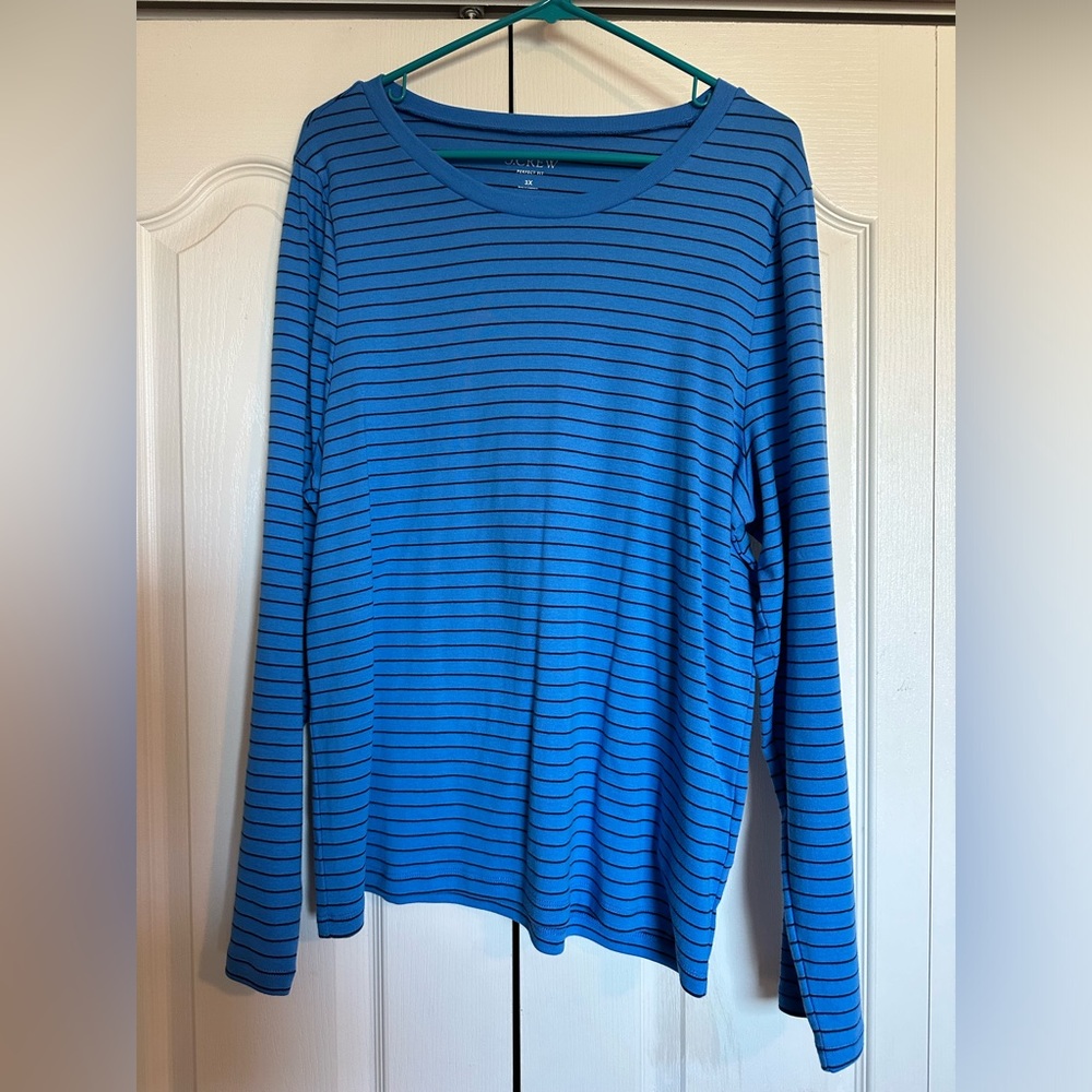 J Crew Ladies Cotton Long Sleeve Tee